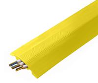 26101375 RS PRO 3m Yellow Cable Cover in Rubber, 30mm Inside dia.