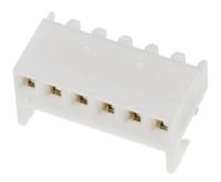 38-00-1336 Molex KK 254 Series Right Angle Through Hole Mount PCB Socket, 6-Contact, 1-Row, 2.54mm Pitch, Solder Termination