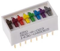 ed57372 ERG 8 Way Through Hole DIP Switch 8PST