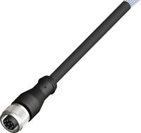 283-4898 RS PRO Female 3 way Straight M8 to Unterminated Free Cable End Actuator/Sensor Cable, 6 m