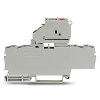 2002-18111000-836 WAGO 2002-1811/1000-836 TOPJOB S Series Grey, 2.5mm², 1-Level, Push In Termination, Fused, ATEX, CSA, IECEx