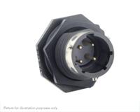 utgx712e4p Souriau Sunbank by Eaton Circular Connector, 4 Contacts, Panel, Standard Connector, Plug, Male, IP68, IP69K, UTGX Series