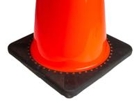840-0647 RS PRO Weighted Orange, White 700 mm PVC Traffic Cone