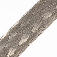 2173-sv005 Alpha Wire Expandable Braided Tinned Copper Silver Cable Sleeve, 11.11mm Diameter, 30m Length, FIT Wire Management