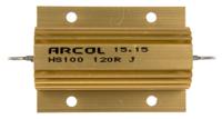 hs100-120r-j Arcol, 120Ω 100W Wire Wound Chassis Mount Resistor HS100 120R J ±5%