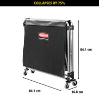 1871644 Rubbermaid Commercial Products Frame Cart, 300L Load