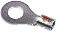 323683 TE Connectivity, STRATO-THERM Uninsulated Ring Terminal, M6 Stud Size, 2.6mm² to 6.6mm² Wire Size