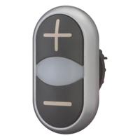 70011281-m22-ddl-s-x4x5m22-a Eaton RMQ Titan M22 Series Black Illuminated Momentary Push Button Head, 22mm Cutout, IP66