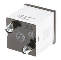 d48mis5a6-003 HOBUT D48SD Analogue Panel Ammeter FSD 0/5A Dual Scale 0/10A & 0/3A AC, 48mm x 48mm Moving Iron