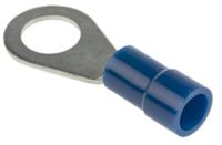 178-7274 RS PRO Insulated Ring Terminal, 6.5mm Stud Size, 1.5mm² to 2.5mm² Wire Size, Blue
