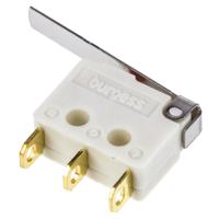 f4t7y1-ul Saia-Burgess Hinge Lever Micro Switch, Solder Terminal, 5 A @ 250 V ac, SPDT, IP40