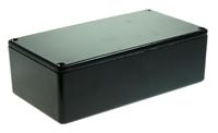 rtm500515-blk CAMDENBOSS 5000 Series Black Die Cast Aluminium Enclosure, IP54, Black Lid, 152 x 82 x 50mm
