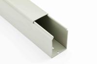 10480053y Betaduct 1048 Grey Slotted Panel Trunking, W50 mm x D50mm, L2m, PVC