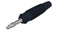 las-30-black Hirschmann Test & Measurement Black Plug Banana Plug, 4 mm Connector, Solder Termination, 32A, 60V dc, Nickel Plating