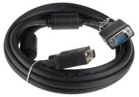 11045253-20 Roline Male VGA to Male VGA Cable, 3m Black