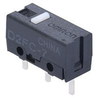 d2fc-f-7n20mstd Omron Button Subminiature Micro Switch, Through Hole Terminal, 1mA, SPST, IP40