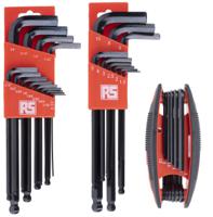 541-7324 RS PRO 33 piece L Shape Imperial, Metric Hex Key Set, 1.5 → 10mm
