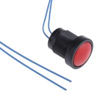 49-59112 ITW Switches 49-59 Series Push Button Switch, Momentary, Panel Mount, 16mm Cutout, SPST, Clear LED, 250V ac, IP67
