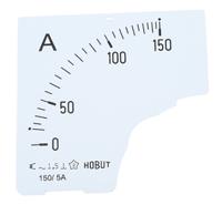 d72sd-dial-0150a HOBUT 0/150A Meter Scale for 150/5A CT