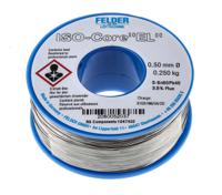 2060052037 Felder Lottechnik Wire, 0.5mm Lead solder, 183°C Melting Point