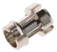 fgg0b732dn LEMO 0B Silver Brass Cable Grommet for 2.3 → 3.2mm Cable Dia. FGG.0B.732.DN