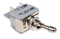 641h2-2v APEM Toggle Switch, Panel Mount, On-Off, DPST, Tab Terminal