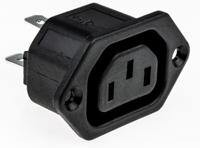 px067563 Bulgin C13 Flange Mount IEC Connector Socket, 10A, 250 V
