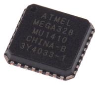 atmega328-mu Microchip ATMEGA328-MU, 8 bit AVR, megaAVR Microcontroller, 20 MHz, 32kB FLASH, 32-Pin QFN
