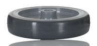 448-9946 RS PRO Black Rubber Anti-Static Trolley Wheel, 60kg