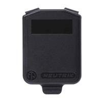 scdx Neutrik, opticalCON MTP Hinged Cover for use with D-Size Chassis Connectors