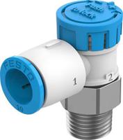 vfoe-le-t-r14-q10 Festo Rotary Knob Exhaust Air One Way Flow Control Pneumatic Control Valve VFOE Series, R 1/4, 1/4in, VFOE-LE-T