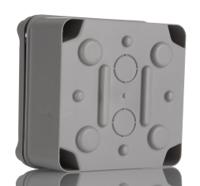 el111 HellermannTyton EL Series Grey Polystyrene Junction Box, IP67, 108x64x108mm