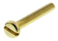 483-1561 RS PRO Slot M4 Pan Brass Machine Screws DIN 85 x 30.0mm
