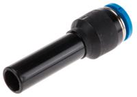 qs-8h-6 Festo QS Series Reducer Nipple, Push In 8 mm to Push In 6 mm, Tube-to-Tube Connection Style, 153042