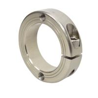 fht-mcl-40-ss Ruland Shaft Collar, One Piece, Clamp, Bore 40mm, OD 60mm, W 15mm, 303 Stainless Steel