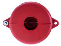 gate-valve-lockouts-gvlo-25-5-red Brady Red 1-Lock Polypropylene Gate Valve Lockout, 9.53mm Shackle, 127mm Attachment