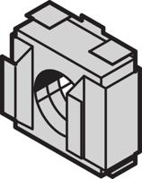 21100-004 nVent SCHROFF Cage Nut for Use with Eurorack, Front Panels, Novastar, Varistar, Varistar CP, M6 Thread, 100 Piece(s)