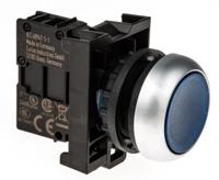 78639210-m22-dl-bm22-am22-led-b Eaton RMQ Titan M22 Series Blue Illuminated Momentary Push Button Head, 22mm Cutout, IP69K