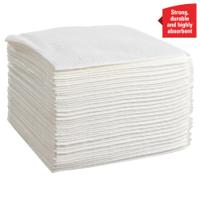 8388 WYPALL Power Clean Heavy Duty Cloths  White Wipes for Industrial Cleaning, Dry Use, Quarter Fold of 50, 305 x