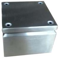 842-8333 RS PRO Unpainted Stainless Steel Terminal Box, IP66, 300 x 300 x 120mm