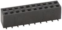 m20-7871042 HARWIN Straight Surface Mount PCB Socket, 20-Contact, 2-Row, 2.54mm Pitch, Solder Termination