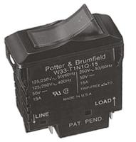w33-t4b1q-10 TE Connectivity Thermal Circuit Breaker - W33 2 Pole 120V Voltage Rating, 10A Current Rating