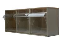 519-324 RS PRO 3 Tilt Drawer Unit, PP, 242mm x 600mm x 210mm