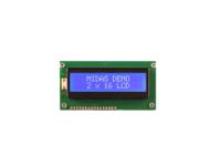 mc21605a6w-bnmlw33-v2 Midas MC21605A6W-BNMLW3.3-V2 Alphanumeric LCD Display, 2 Rows by 16 Characters