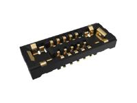 103r006bb100 Amphenol Communications Solutions Vertical Surface Mount PCB Socket, 6-Contact, 2-Row, 0.35mm Pitch, Solder Termination