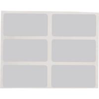 030286 Brady R6000HF Silver Label Roll, 38.1mm Width, 12.7mm Height, 10000Per Roll Qty