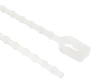 rs1-pa66-natural-100-pln HellermannTyton Cable Tie, Releasable, 110mm x 2 mm, Natural Nylon, Pk-100