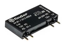 348170129024 Finder 34 Series Solid State Relay, 2 A Load, PCB Mount, 24 V dc Load, 17 V Control