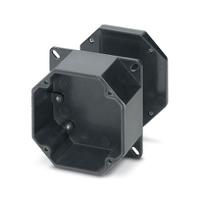 0899329 Phoenix Contact NS 15 Series Black Glass Fibre Reinforced Polyester Junction Box, ATEX, IECEx, 161 x 161 x 93mm