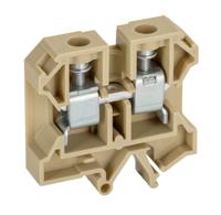 0271060000 Weidmuller  SAK 16 Series Beige, Yellow, 16mm², Single-Level, Feed Through Termination